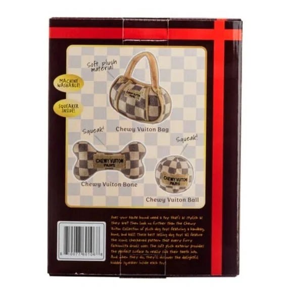 (NWT) Limited Edition Checker Chewy Vuiton Box Set - Picture 3 of 4